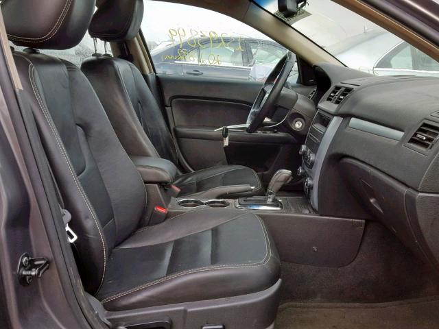 3FAHP0JA2AR266455 - 2010 FORD FUSION SEL GRAY photo 5