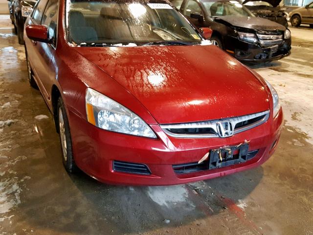 1HGCM56317A204005 - 2007 HONDA ACCORD SE Бордовый фото 9