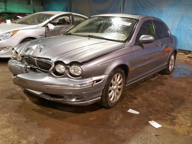 SAJEA51D33XC91627 - 2003 JAGUAR X-TYPE 2.5 GRAY photo 2