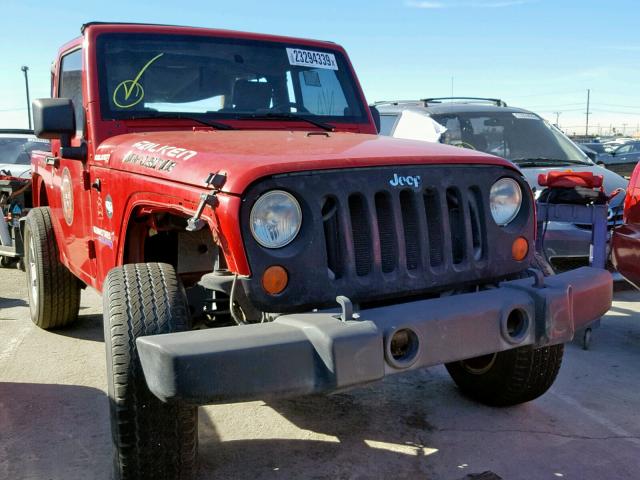 1J4FA241X8L541924 - 2008 JEEP WRANGLER X RED photo 1