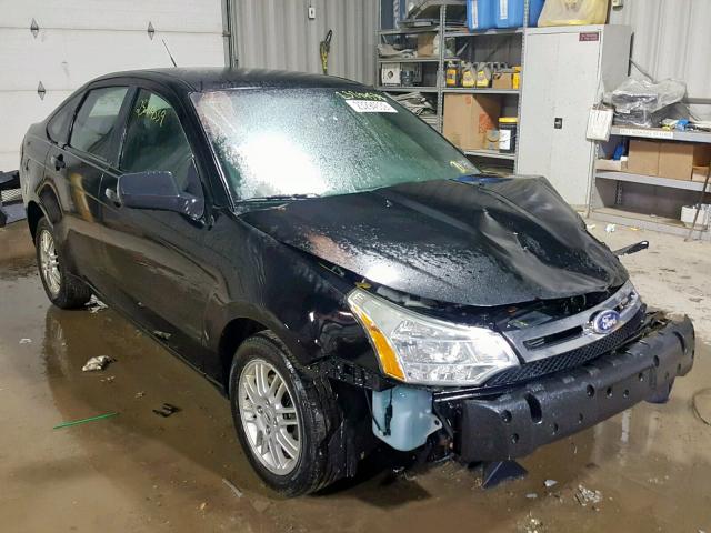 1FAHP3FN9AW281061 - 2010 FORD FOCUS SE შავი ფოტო 1