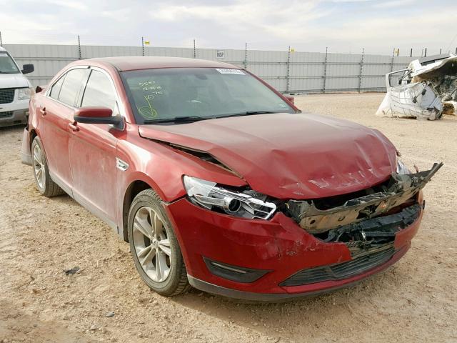 1FAHP2E82EG133968 - 2014 FORD TAURUS SEL RED photo 1