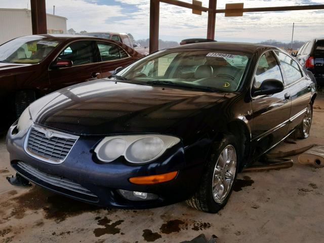 2C3AE66G53H515903 - 2003 CHRYSLER 300M BLUE photo 2