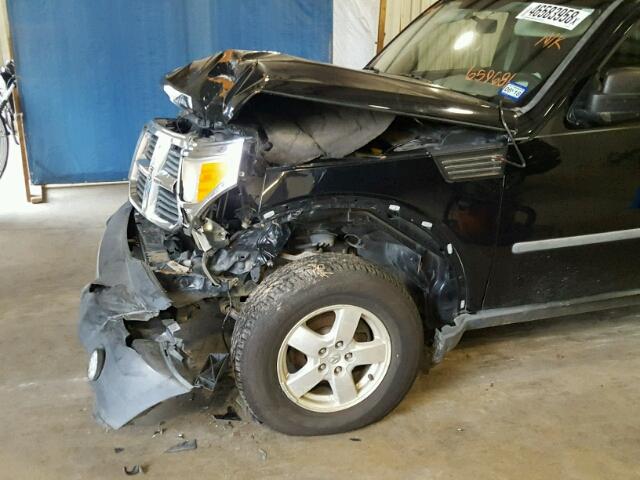 1D8GT28K07W659681 - 2007 DODGE NITRO SXT BLACK photo 9