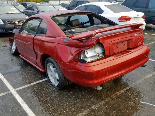 1FALP42T6SF172255 - 1995 FORD MUSTANG GT RED photo 3
