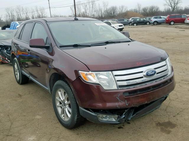 2FMDK38C79BA93022 - 2009 FORD EDGE SEL BURGUNDY photo 1