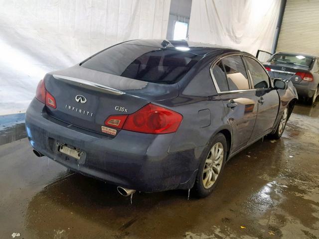 JNKBV61F18M271765 - 2008 INFINITI G35 BLUE photo 4