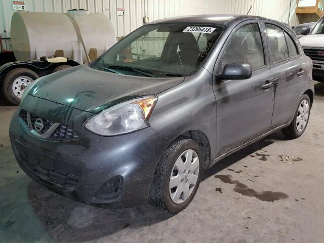 3N1CK3CP5HL243192 - 2017 NISSAN MICRA GRAY photo 2