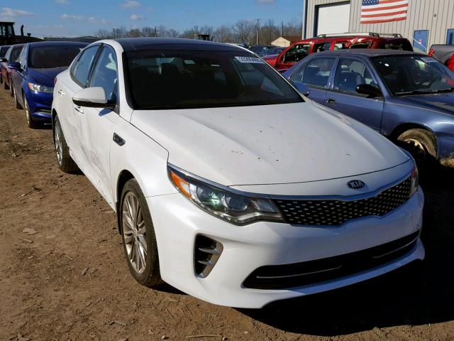 5XXGV4L27HG130758 - 2017 KIA OPTIMA SXL WHITE photo 1