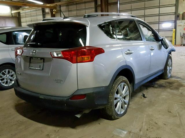 2T3DFREV1FW273459 - 2015 TOYOTA RAV4 LIMIT SILVER photo 4