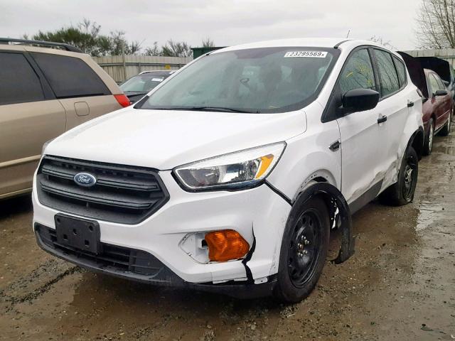 1FMCU0F72HUB21960 - 2017 FORD ESCAPE S WHITE photo 2