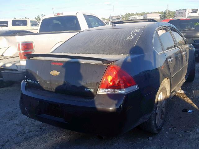 2G1WC5E32D1209390 - 2013 CHEVROLET IMPALA LTZ BLACK photo 4