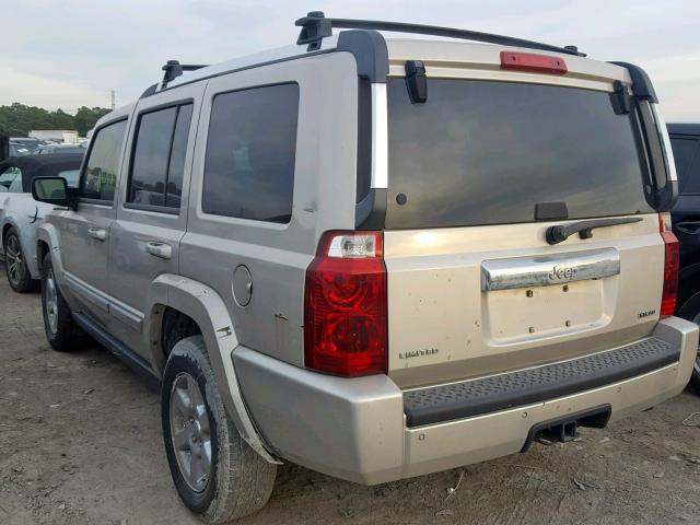 1J8HH58247C673387 - 2007 JEEP COMMANDER BEIGE photo 3
