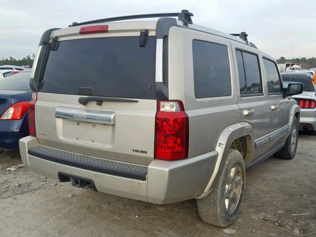 1J8HH58247C673387 - 2007 JEEP COMMANDER BEIGE photo 4