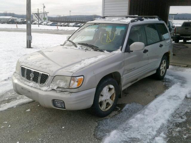 JF1SF65601H703484 - 2001 SUBARU FORESTER S SILVER photo 2