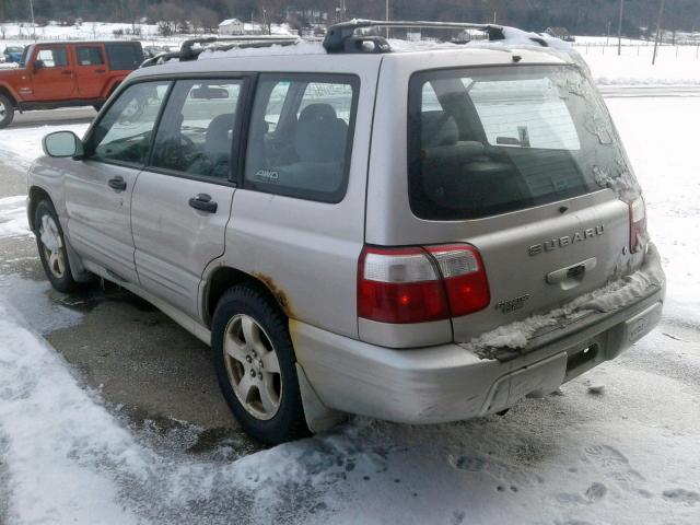 JF1SF65601H703484 - 2001 SUBARU FORESTER S SILVER photo 3