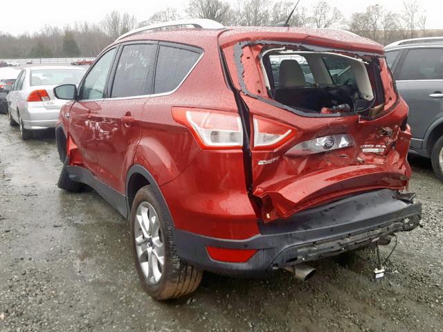 1FMCU0J95EUD41713 - 2014 FORD ESCAPE TIT RED photo 3