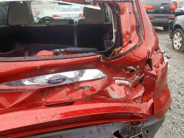 1FMCU0J95EUD41713 - 2014 FORD ESCAPE TIT RED photo 9