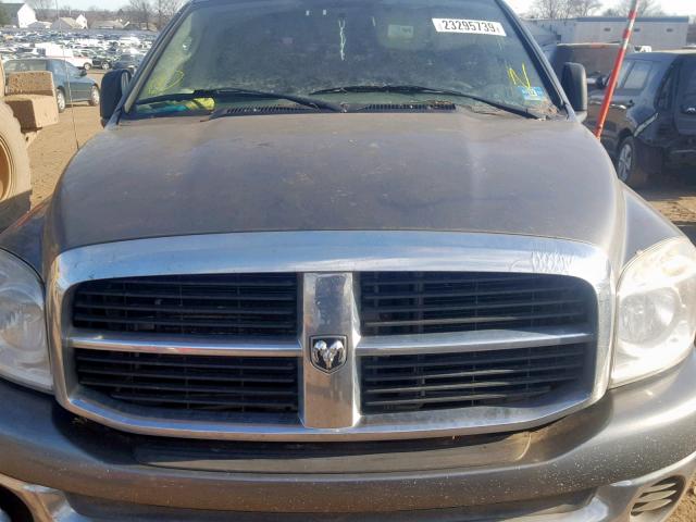 1D7HU18P07S179580 - 2007 DODGE RAM 1500 S GRAY photo 7