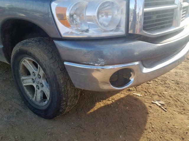 1D7HU18P07S179580 - 2007 DODGE RAM 1500 S GRAY photo 9