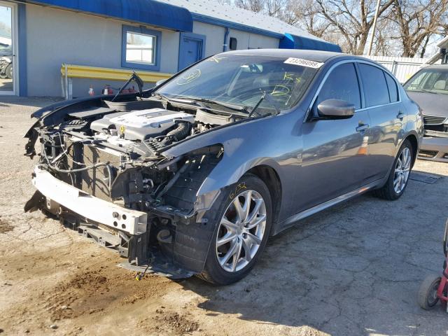 JN1CV6AR2CM978689 - 2012 INFINITI G37 GRAY photo 2