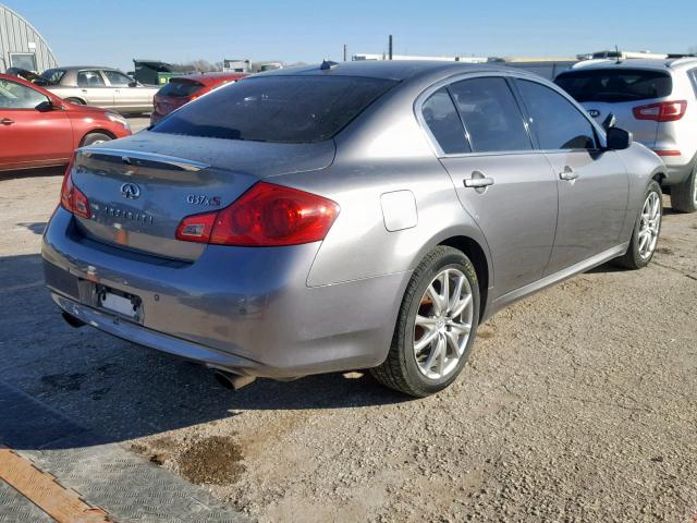 JN1CV6AR2CM978689 - 2012 INFINITI G37 GRAY photo 4