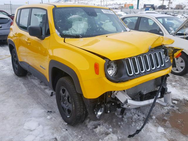 ZACCJBABXJPH12808 - 2018 JEEP RENEGADE S 黄色 照片 1