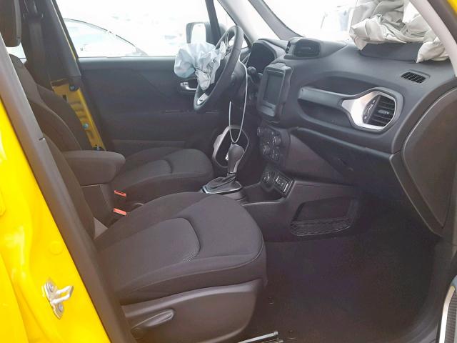 ZACCJBABXJPH12808 - 2018 JEEP RENEGADE S 黄色 照片 5