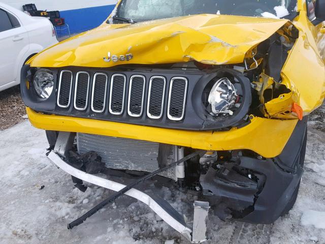 ZACCJBABXJPH12808 - 2018 JEEP RENEGADE S 黄色 照片 9