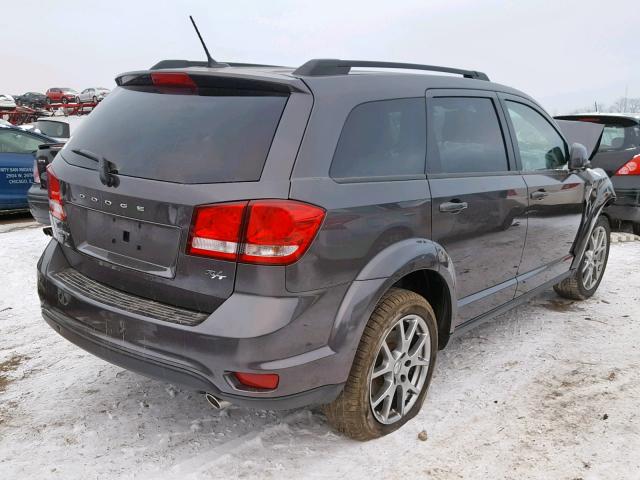 3C4PDDEG5FT633850 - 2015 DODGE JOURNEY R/ GRAY photo 4