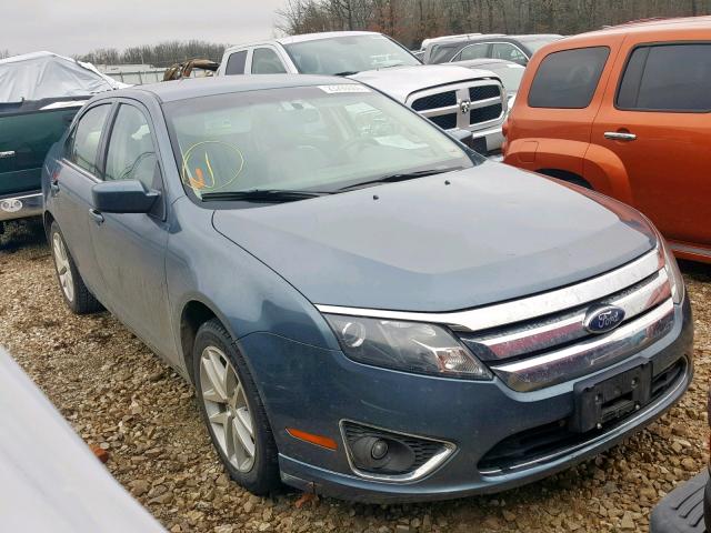 3FAHP0JG7CR222183 - 2012 FORD FUSION SEL GRAY photo 1