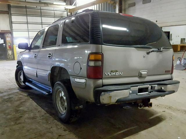 1GKEK13T91J153939 - 2001 GMC YUKON GOLD photo 3