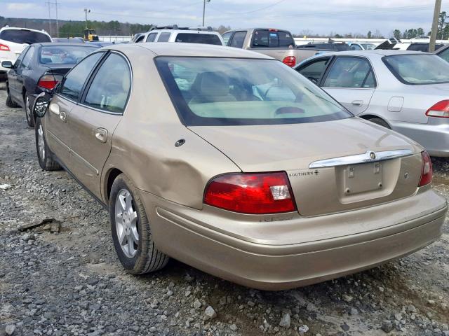 1MEFM55S3YA636082 - 2000 MERCURY SABLE LS P TAN photo 3