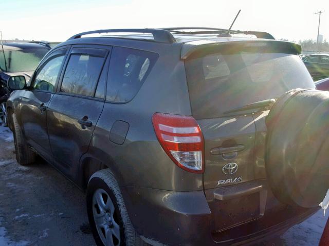 2T3BF4DV5BW123649 - 2011 TOYOTA RAV4 GRAY photo 3