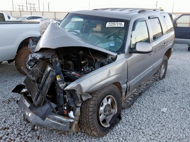 1GKEK13T71J249892 - 2001 GMC YUKON TAN photo 2