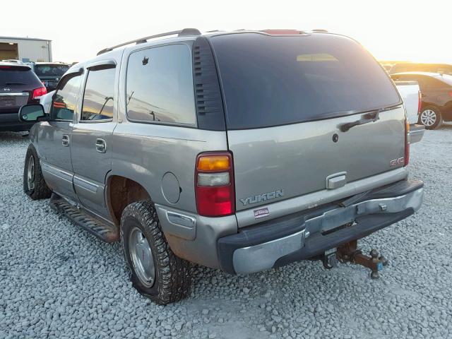 1GKEK13T71J249892 - 2001 GMC YUKON TAN photo 3