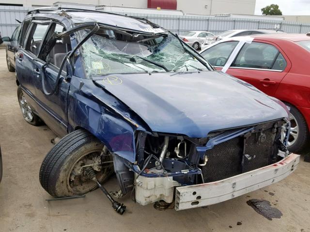 JTEGF21A420036692 - 2002 TOYOTA HIGHLANDER ლურჯი ფოტო 1