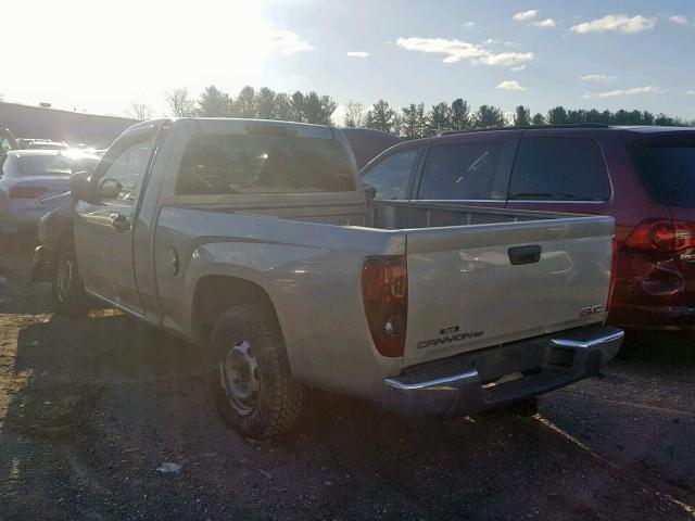 1GTCS149X78238083 - 2007 GMC CANYON SILVER photo 3