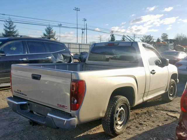 1GTCS149X78238083 - 2007 GMC CANYON SILVER photo 4