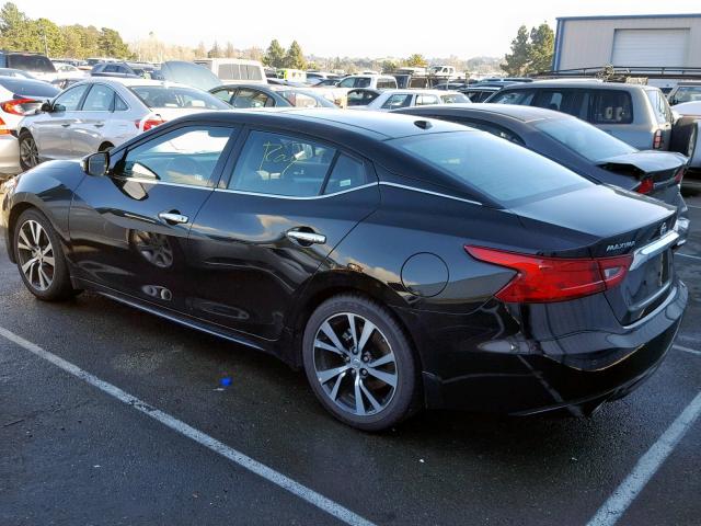 1N4AA6APXHC446169 - 2017 NISSAN MAXIMA 3.5 BLACK photo 3