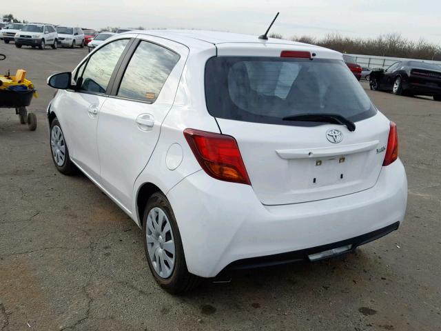 VNKKTUD35HA076774 - 2017 TOYOTA YARIS L WHITE photo 3