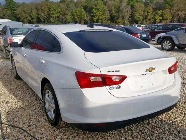 1G1ZB5ST0JF273890 - 2018 CHEVROLET MALIBU LS WHITE photo 3
