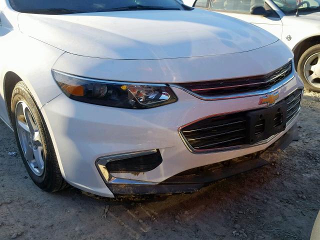 1G1ZB5ST0JF273890 - 2018 CHEVROLET MALIBU LS WHITE photo 9