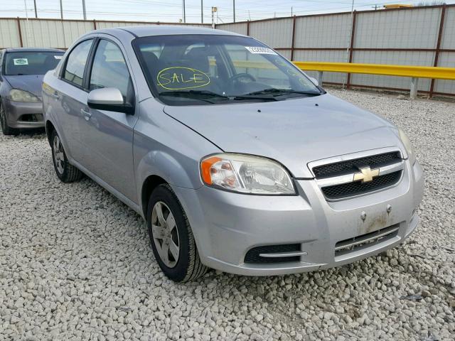 KL1TD5DE3BB193134 - 2011 CHEVROLET AVEO LS SILVER photo 1