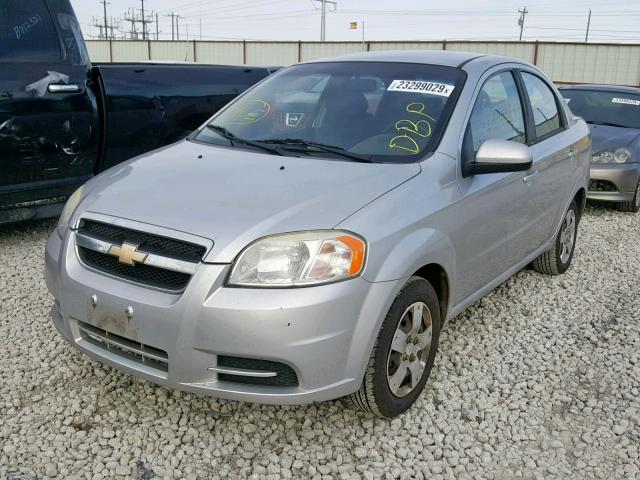 KL1TD5DE3BB193134 - 2011 CHEVROLET AVEO LS SILVER photo 2