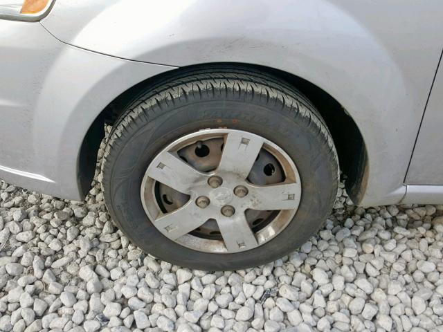 KL1TD5DE3BB193134 - 2011 CHEVROLET AVEO LS SILVER photo 9