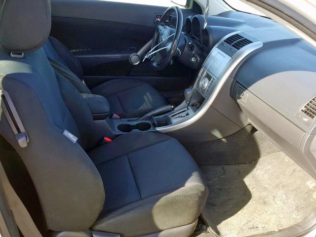 JTKDE3B73A0319465 - 2010 TOYOTA SCION TC 银色 照片 5