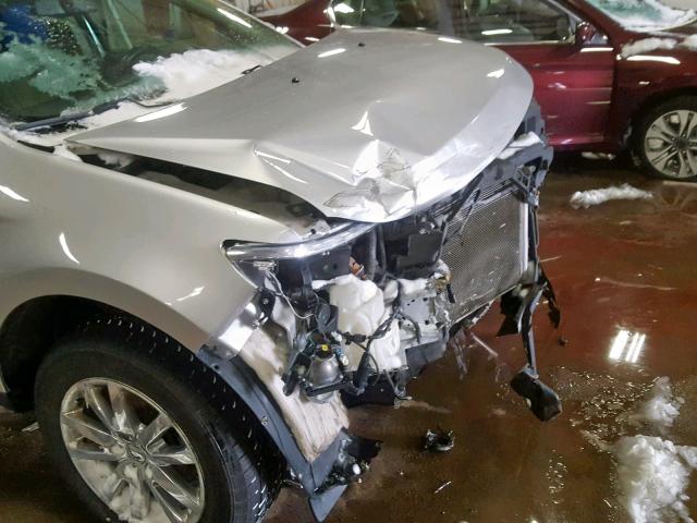 2FMDK3JC0BBB02997 - 2011 FORD EDGE SEL SILVER photo 9