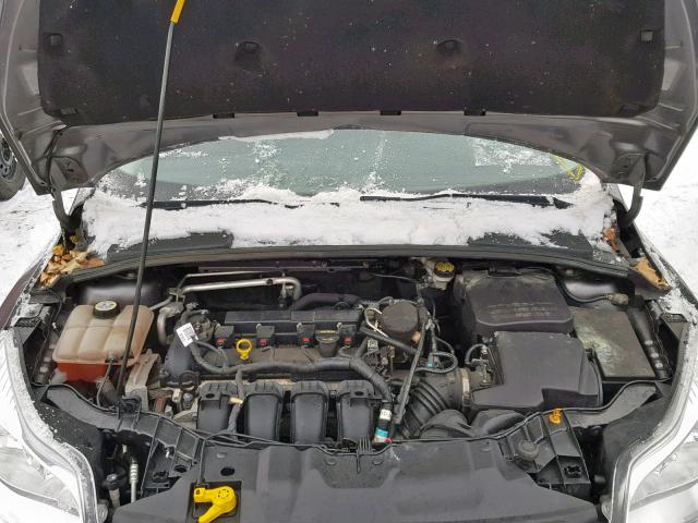 1FADP3E27DL142848 - 2013 FORD FOCUS S Сұр фото 7