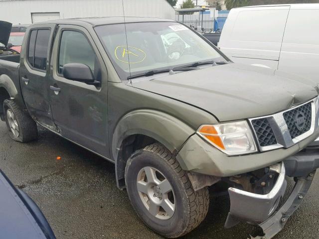 1N6AD07W55C413490 - 2005 NISSAN FRONTIER C 绿色 照片 1